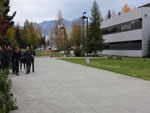 Walking Through Campus
